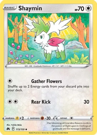 Shaymin - 115/159 - Uncommon