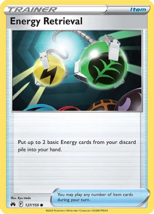 Energy Retrieval - 127/159 - Common - Reverse Holo