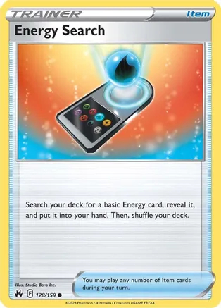 Energy Search - 128/159 - Common - Reverse Holo