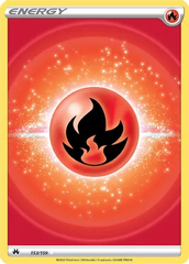 Fire Energy (Texture Full Art) - 153/159 - Crown Zenith Ultra Rare