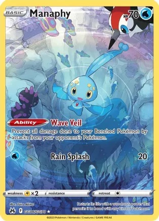 Manaphy - GG06/GG70 - Holo Rare