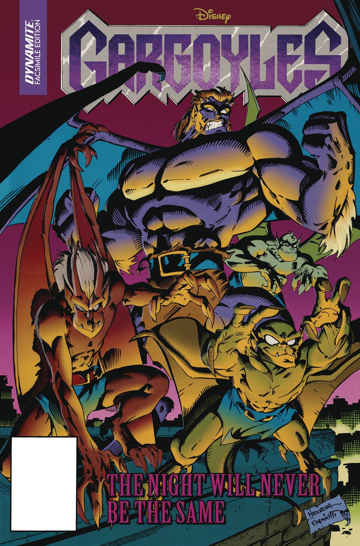 Gargoyles #1 Facsimilie Purple Foil Ed (STL257782)