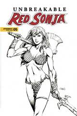 Unbreakable Red Sonja #5 Cvr D Finch B&W (STL257451)