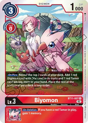 Biyomon - BT11-007 - R - Foil