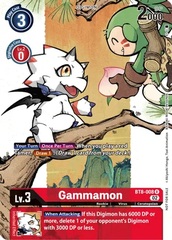 Gammamon - BT8-008 - R - Alternate Art (Digimon Illustration Competition Pack) - Foil