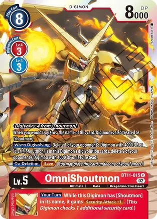 OmniShoutmon - BT11-015 - R - Foil