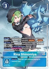 Rina Shinomiya - BT11-112 - SR - Alternate Art