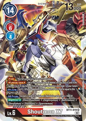 Shoutmon X7 - BT11-019 - SR - Foil