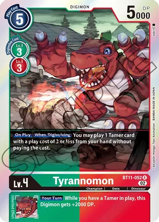 Tyrannomon - BT11-052 - R
