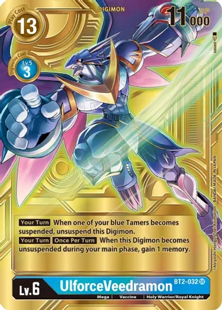 UlforceVeedramon - BT2-032 - SR - Alternate Art - Foil