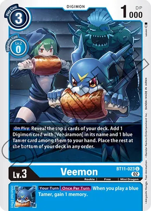 Veemon - BT11-023 - U