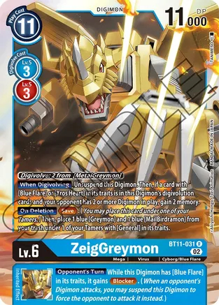 ZeigGreymon - BT11-031 - R - Foil