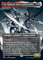 Jor Kadeen, First Goldwarden - Foil - Borderless Manga