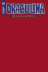 Draculina Blood Simple #1 Cvr F Blood Red Blank Authentix (STL256864)