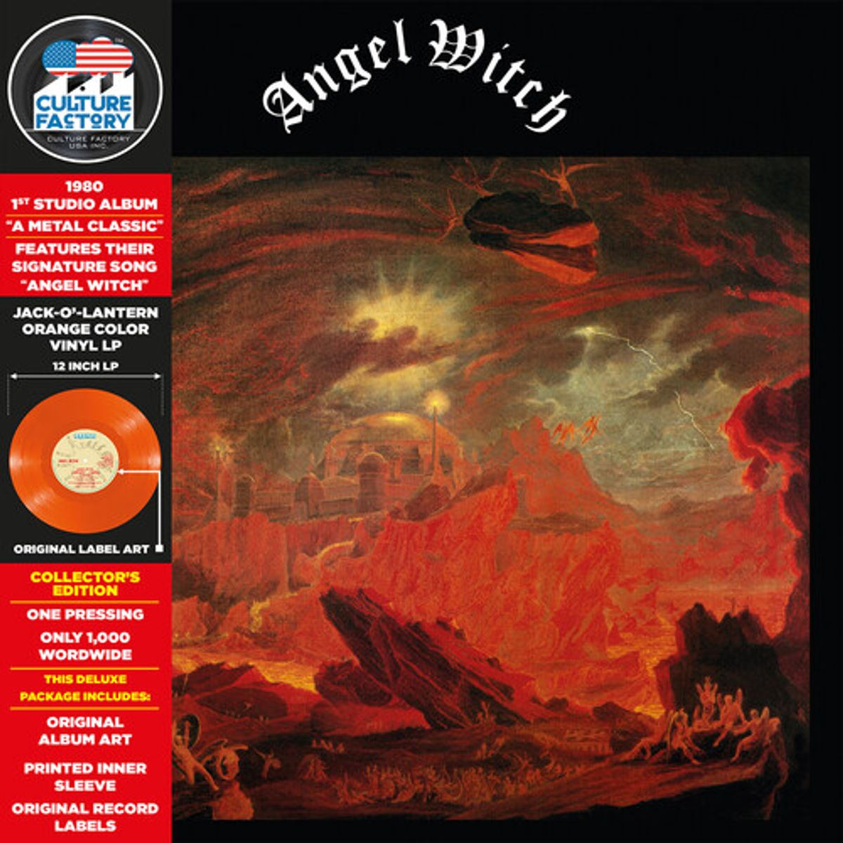 Angel Witch [Jack-O-Lantern Orange Vinyl] (LP)