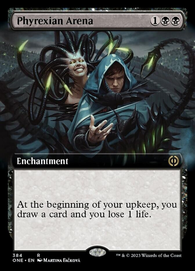 Phyrexian Arena - Foil - Extended Art