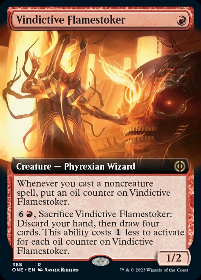 Vindictive Flamestoker - Foil - Extended Art