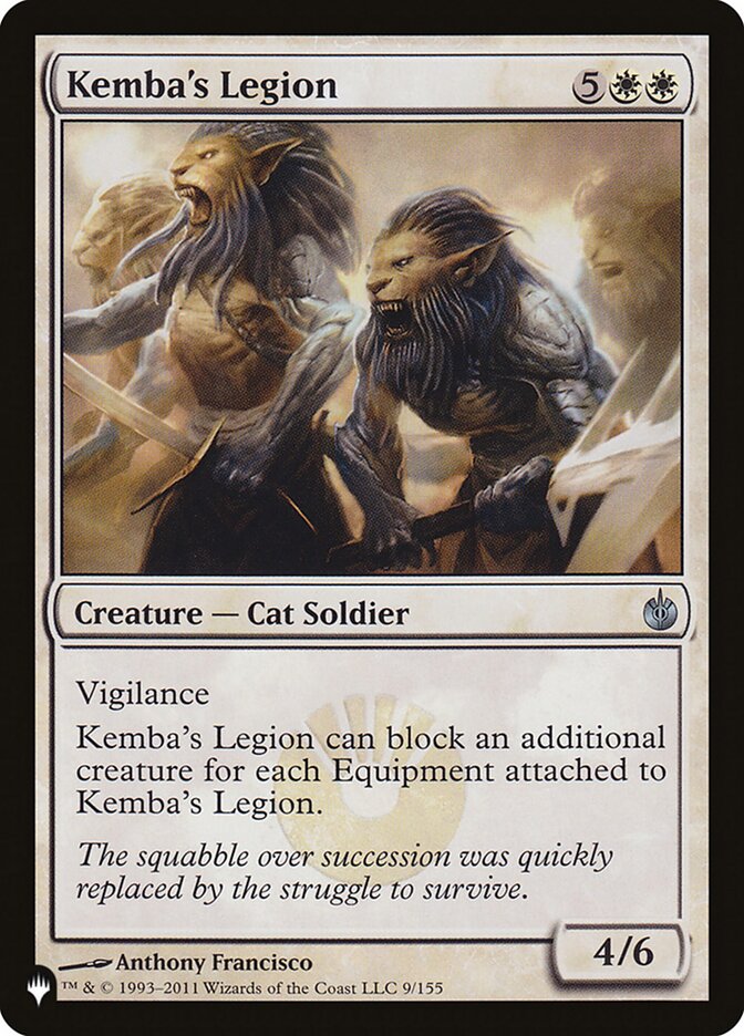 Kembas Legion - The List