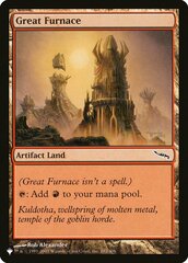 Great Furnace - 250/307 - The List