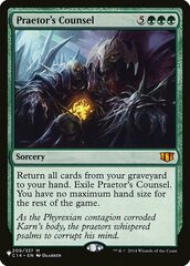 Praetors Counsel - The List