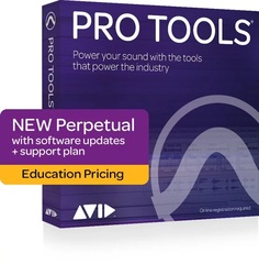 Avid Pro Tools with 1 Year of Updates + Support Plan for Teachers and Students - Perpetual License