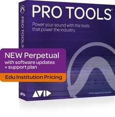 Avid Pro Tools with 1 Year of Updates + Support Plan for Academic Institutions - Perpetual License