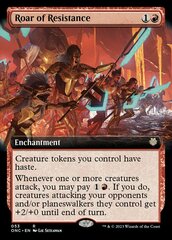 Roar of Resistance - Extended Art - Commander: Phyrexia: All Will Be One