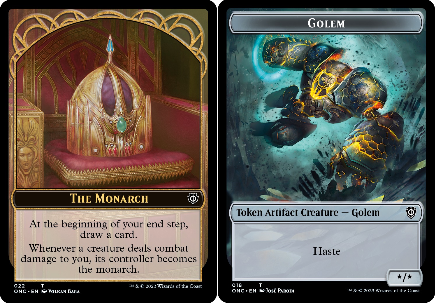 The Monarch // Golem Double-sided Token