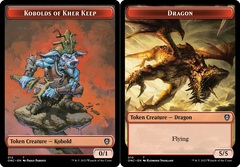 Kobolds of Kher Keep // Dragon Double-sided Token