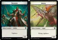 Angel Token (003) // Soldier Token (008)