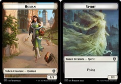 Human // Spirit Double-sided Token