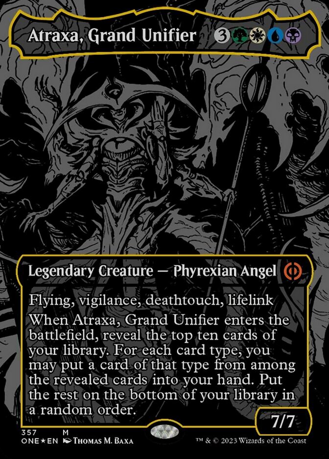 Atraxa, Grand Unifier - Oil Slick Raised Foil - Phyrexia: All Will Be One