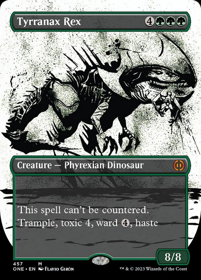 Tyrranax Rex - Step-and-Compleat Foil - Borderless Showcase