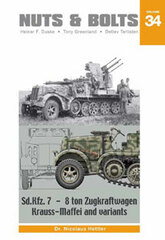 Nuts Bolt Vol.34 8t Half Track and Other Related Vehicles (Krauss-Maffei) (BOOK)