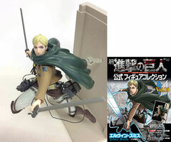 Monthly Attack on Titan Official Figure Collection vol.10 Erwin Smith (3D Maneuver Gear Ver.) (BOOK)