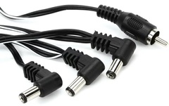 Eventide 1533 - 2.1mm Ang-RCA Daisy Chain Cable, Black