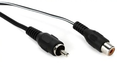Eventide 1001 - 50cm Str-RCA Extension Flex Cable, Blk