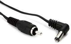 Eventide 1050-LN - 50cm 2.1mm Center Negative Ang-RCA, Blk