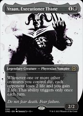 Vraan, Executioner Thane - Foil - Borderless Showcase