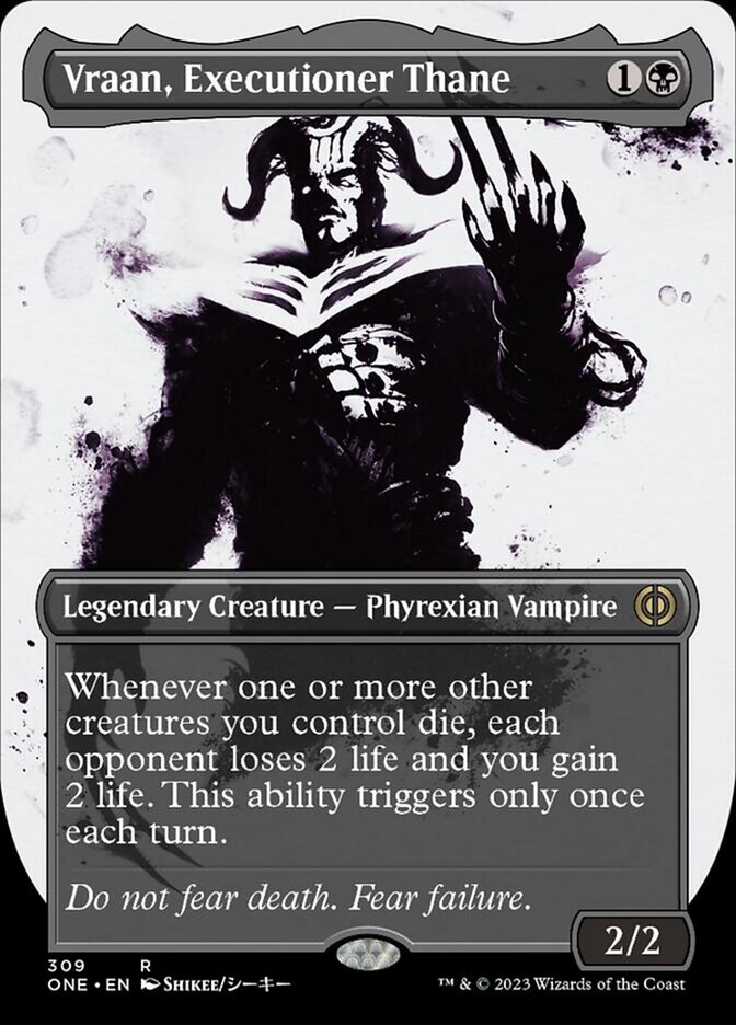 Vraan, Executioner Thane - Foil - Borderless Showcase
