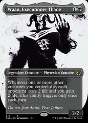 Vraan, Executioner Thane - Step-and-Compleat Foil - Borderless Showcase