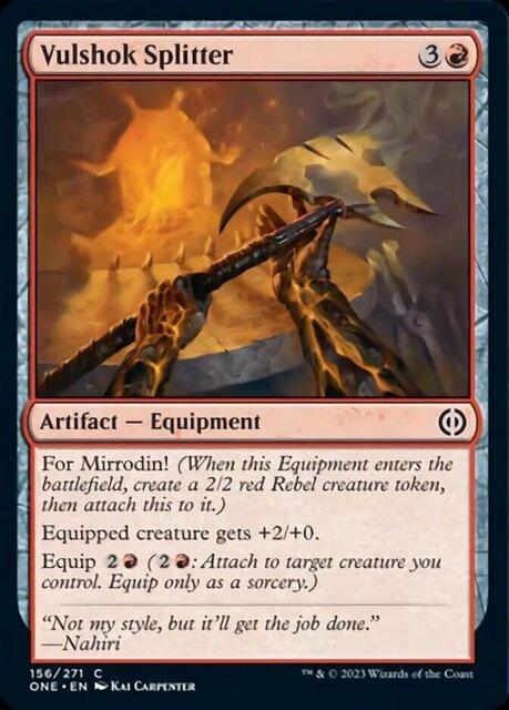 Vulshok Splitter - Foil