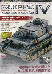 Monthly Model Art Special Extra Issue Tank Modeling Guide Panzer IV Painting and Weathering-1 Ausf.A-G & Brummbar (BOOK)