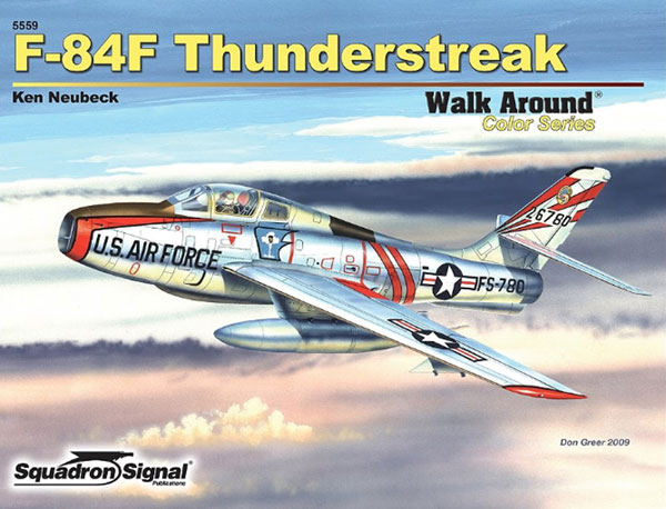F-84F Thunderstreak Walkaround (Paperback Edition) (BOOK)