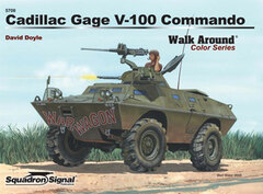 US Army Amphibious Light Armored Car Cadillac Gage V-100 Commando Walk Around (Paperback Edition) (BOOK)