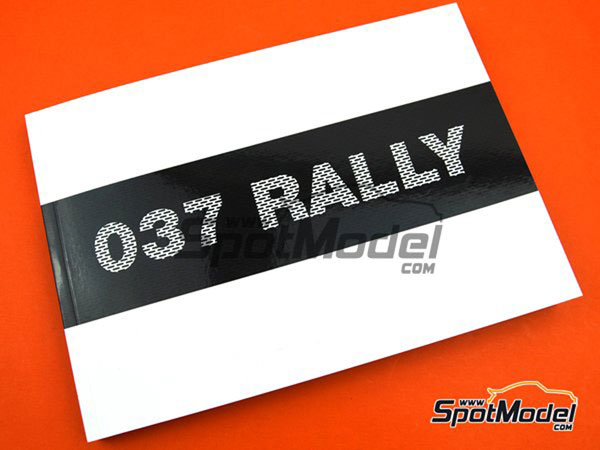 Lancia 037 Rally Photograph Material Collection (BOOK)