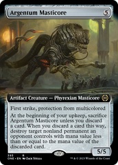 Argentum Masticore - Foil - Extended Art