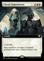 [DEPRECATED] Clever Concealment - Foil - Extended Art (Only exist in non-foil variant)