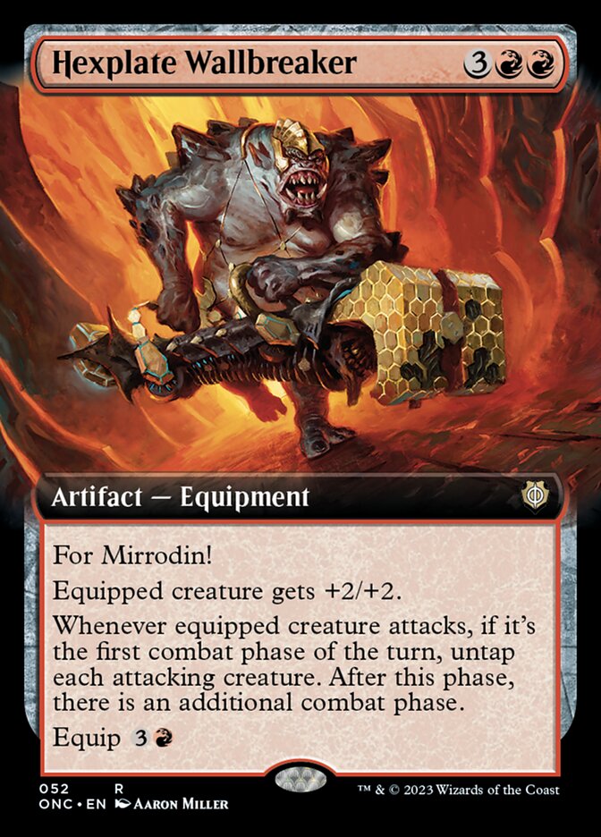 [DEPRECATED] Hexplate Wallbreaker - Foil - Extended Art (Only exist in non-foil variant)
