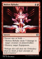 Molten Rebuke - Foil